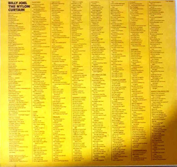Billy Joel - The Nylon Curtain (LP) - Discogs image 4