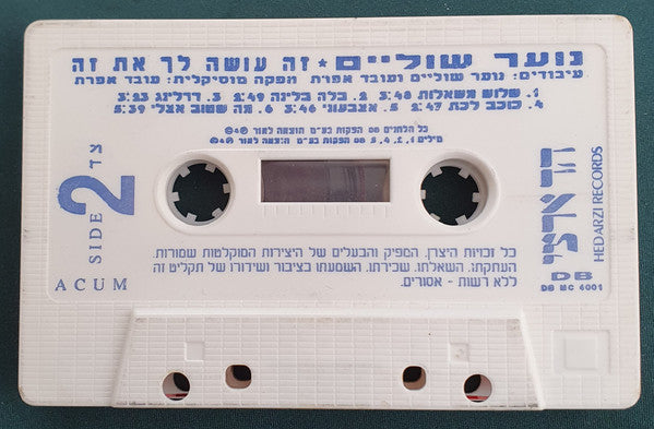 נוער שוליים - זה עושה לך את זה (Cassette) - Discogs image 4