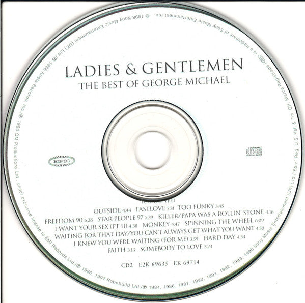 George Michael - Ladies & Gentlemen (The Best Of George Michael) (2xCDr) - Discogs image 4