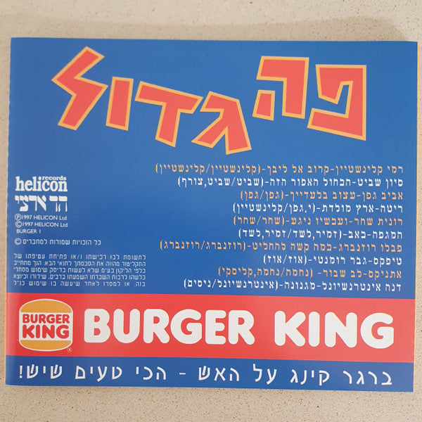 Various - פה גדול - אוסף להיטים ישראלי (CD) - Discogs image 4
