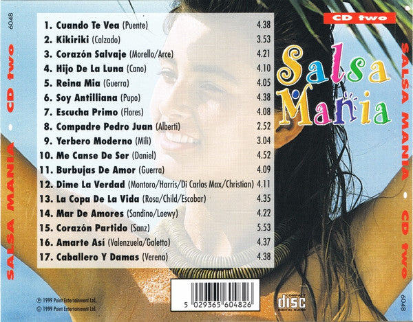 Various - Salsa Mania CD Two (CD) - Discogs image 2