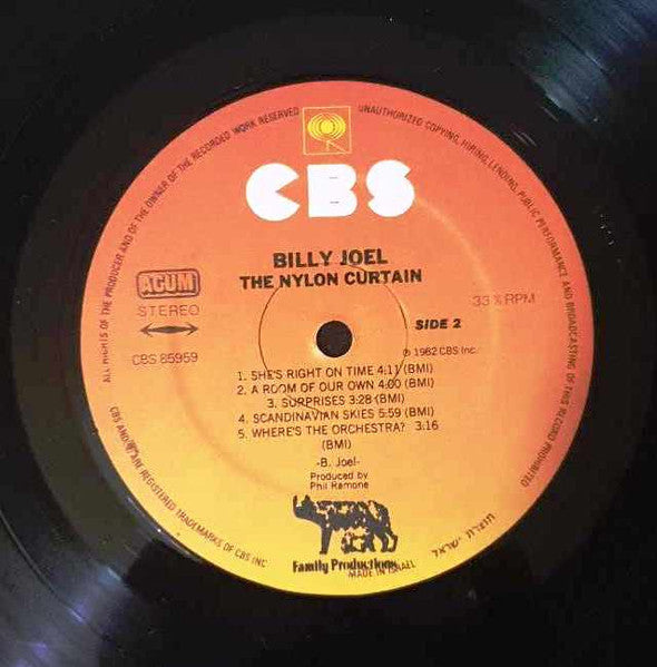 Billy Joel - The Nylon Curtain (LP) - Discogs image 3