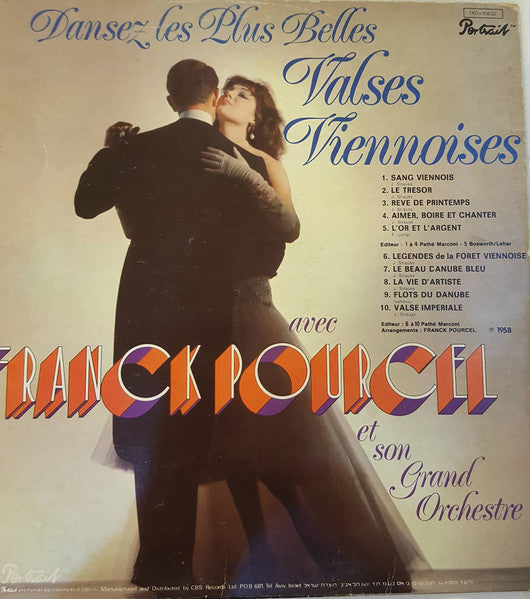 Franck Pourcel Et Son Grand Orchestre - Valses Viennoises (LP) - Discogs image 2