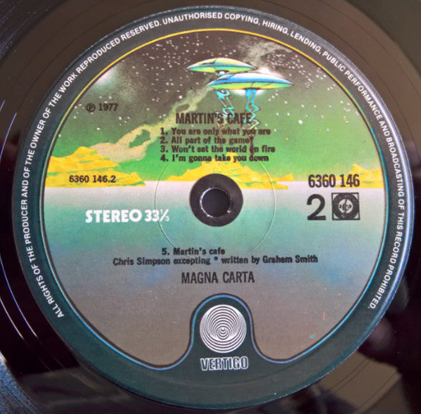 Magna Carta - Martin's Cafe (LP) - Discogs image 4