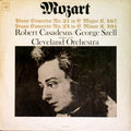 Wolfgang Amadeus Mozart, George Szell, Robert Casadesus, Cleveland Orchestra, The - Piano Concertos No. 21 / No. 24 (LP)