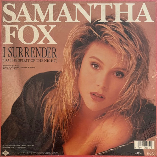 Samantha Fox - Naughty Girls (Need Love Too) / I Surrender (To The Spirit Of The Night) (12") - Discogs image 2