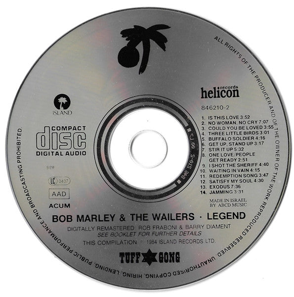 Bob Marley & The Wailers - Legend (The Best Of Bob Marley And The Wailers) (CD)