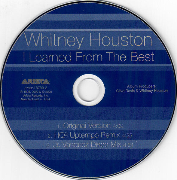 Whitney Houston - I Learned From The Best (CD) - Discogs image 3