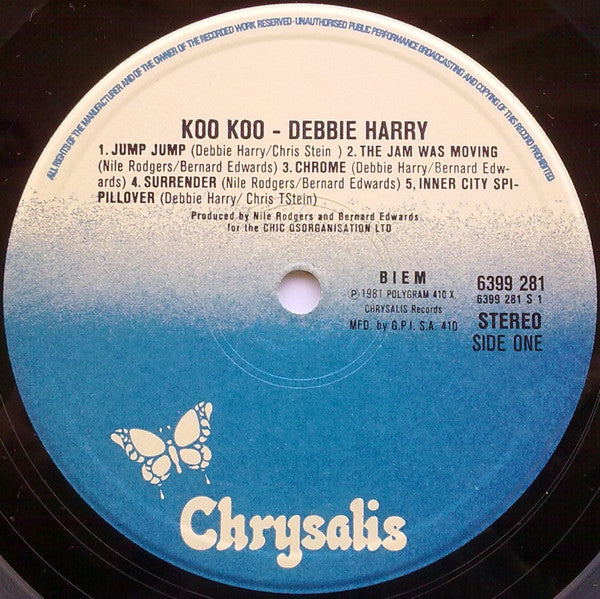 Deborah Harry - Koo Koo (LP) - Discogs image 3