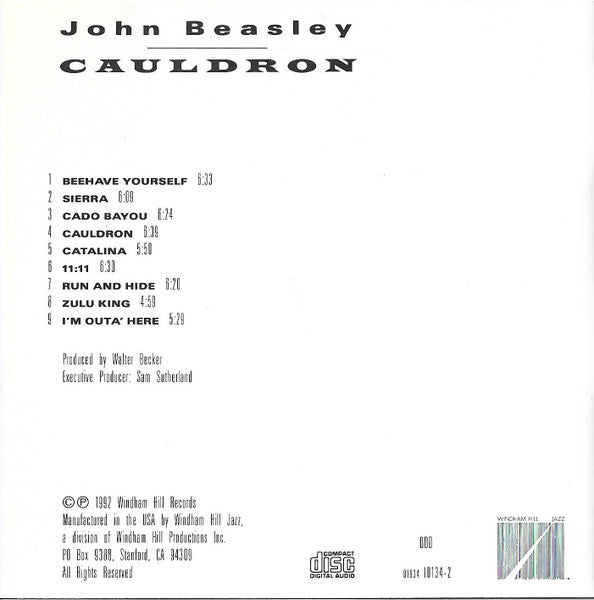 John Beasley - Cauldron (CD) - Discogs image 3