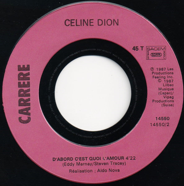 Céline Dion - Incognito (7") - Discogs image 4