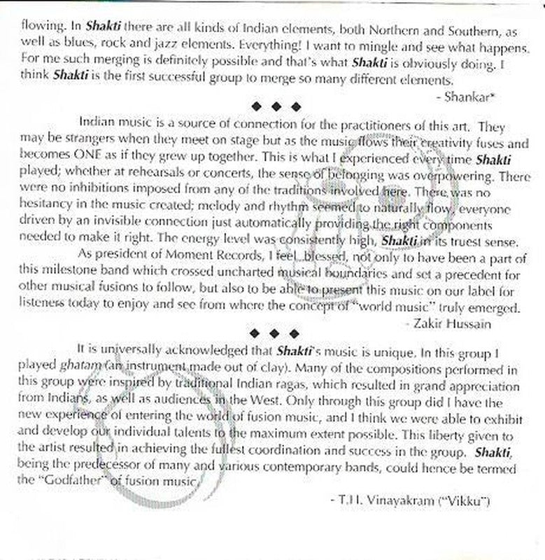 Shakti (2) - The Best Of Shakti (CD) - Discogs image 5