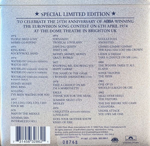 ABBA - Singles Collection 1972 ★ 1982 (29xCD) - Discogs image 2