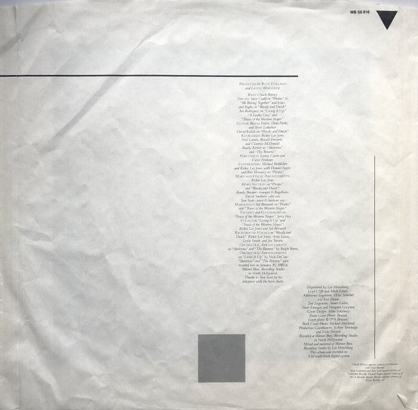 Rickie Lee Jones - Pirates (LP) - Discogs image 5