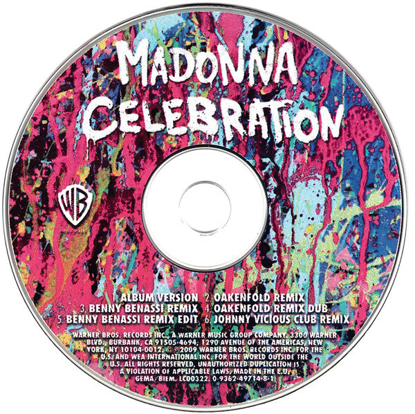 Madonna - Celebration (CD) - Discogs image 4