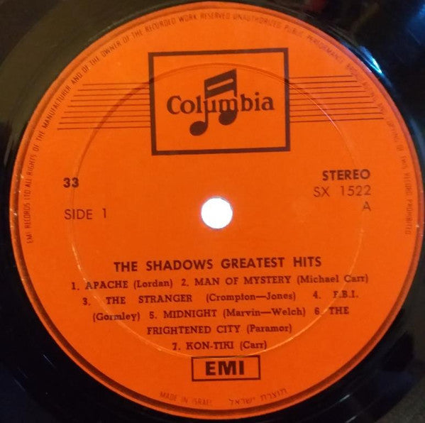 Shadows, The - The Shadows' Greatest Hits (LP) - Discogs image 4