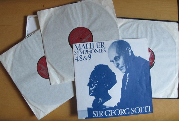 Gustav Mahler / Concertgebouworkest, Chicago Symphony Orchestra, London Symphony Orchestra, Georg Solti - Symphonies 4.8.9. (5xLP) - Discogs image 3