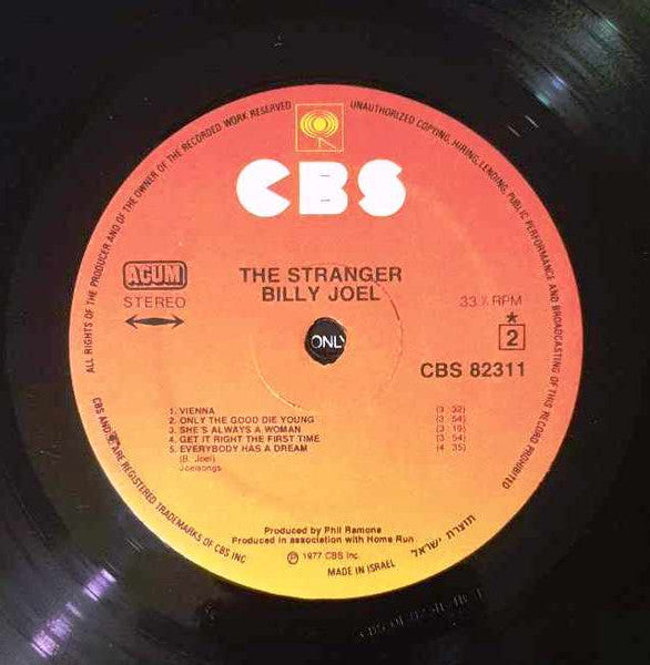 Billy Joel - The Stranger (LP) - Discogs image 3