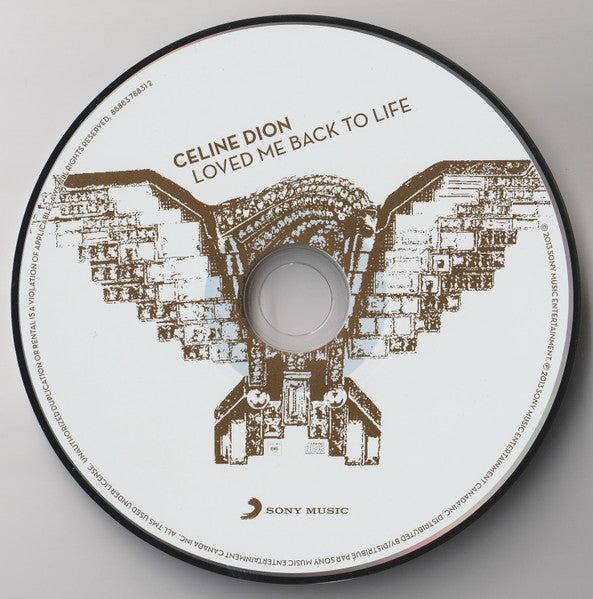 Céline Dion - Loved Me Back To Life (CD) - Discogs image 5