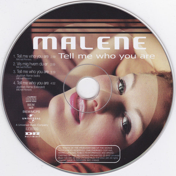 Malene Mortensen - Tell Me Who You Are (CD) - Discogs image 4