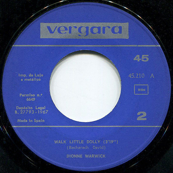 Dionne Warwick - The Windows Of The World / Walk Little Dolly (7") - Discogs image 4