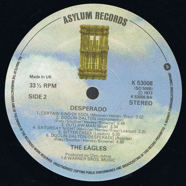 Eagles - Desperado (LP) - Discogs image 3