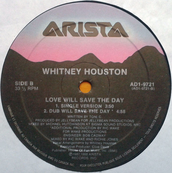 Whitney Houston - Love Will Save The Day (12") - Discogs image 4