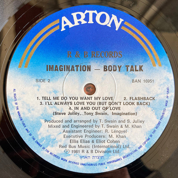Imagination - Body Talk (LP) - Discogs image 4