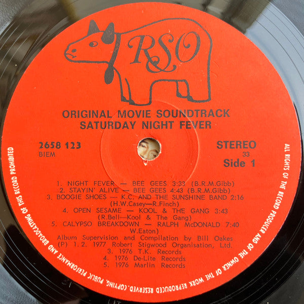 Various - Saturday Night Fever (The Original Movie Sound Track) (LP) - Discogs image 5