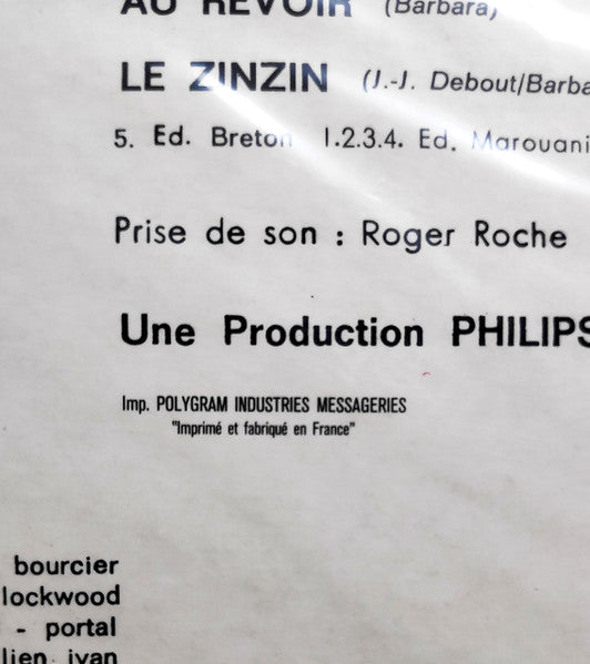 Barbara (5) - L'aigle Noir (LP) - Discogs image 5