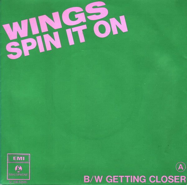 Wings (2) - Getting Closer (7") - Discogs image 2