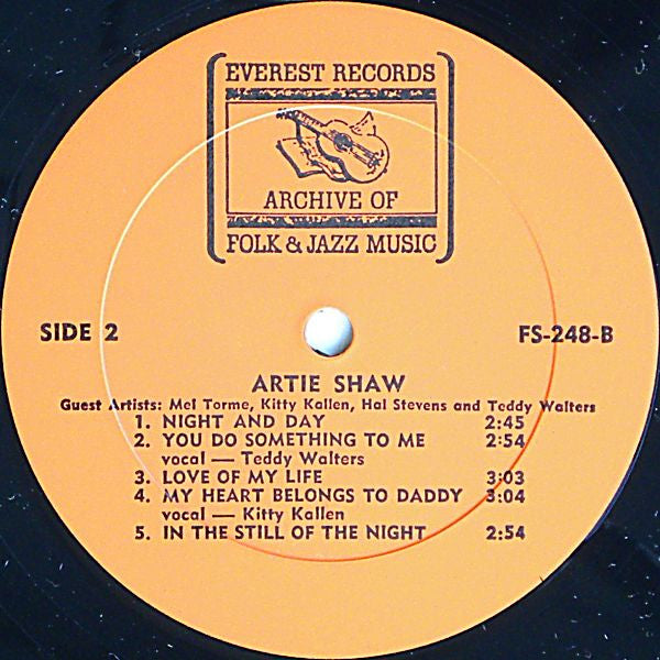 Artie Shaw - Artie Shaw (LP) - Discogs image 4