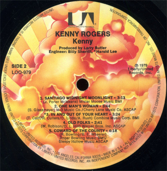 Kenny Rogers - Kenny (LP) - Discogs image 4