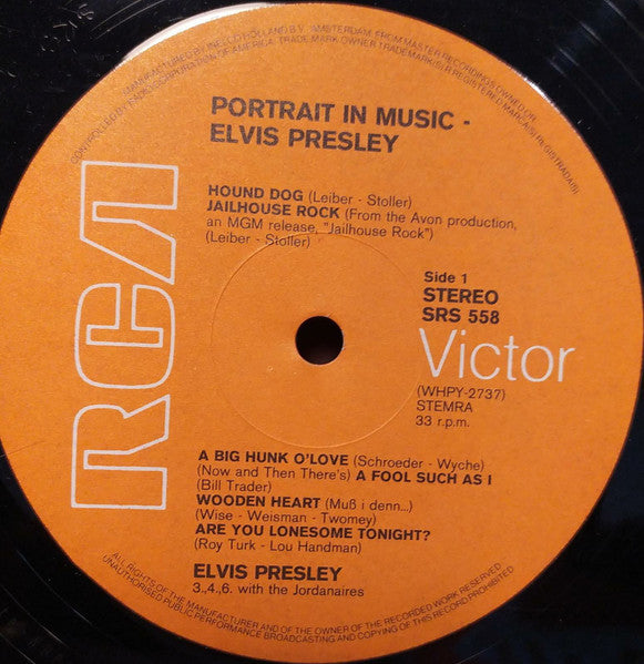 Elvis Presley - A Portrait In Music (LP) - Discogs image 3