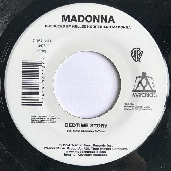 Madonna - Erotica / Bedtime Story (7") - Discogs image 2