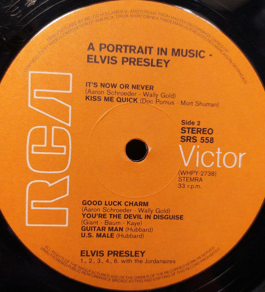 Elvis Presley - A Portrait In Music (LP) - Discogs image 4