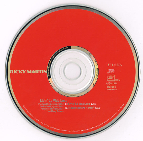 Ricky Martin - Livin' La Vida Loca (CD) - Discogs image 4