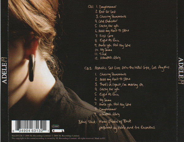 Adele (3) - 19 (CD) - Discogs image 4