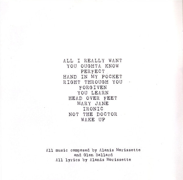 Alanis Morissette - Jagged Little Pill (CD) - Discogs image 5