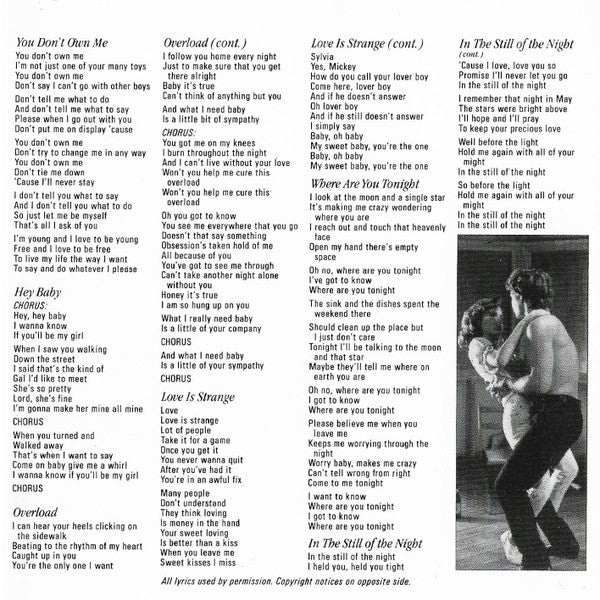 Various - Dirty Dancing (Selections From The Original Soundtrack From The Vestron Motion Picture) (CD) - Discogs image 7