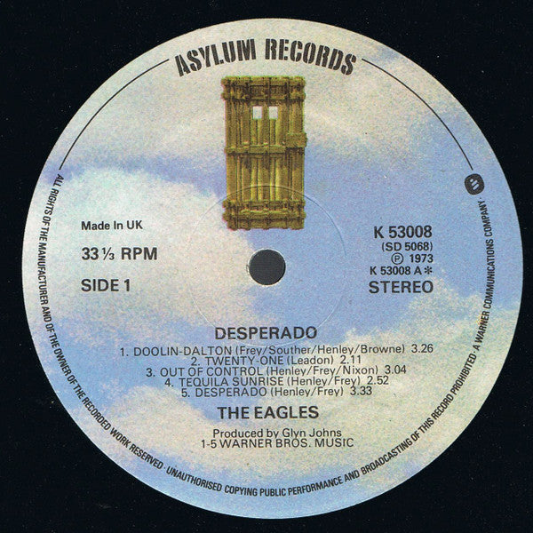 Eagles - Desperado (LP) - Discogs image 2