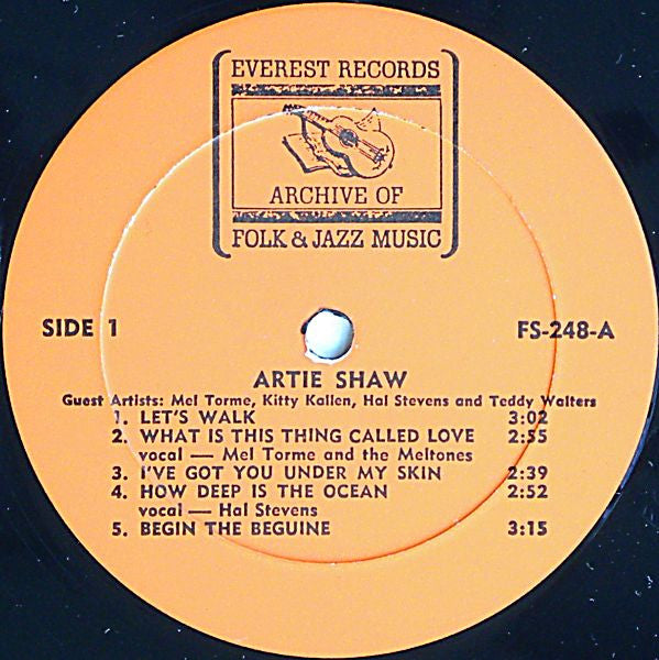 Artie Shaw - Artie Shaw (LP) - Discogs image 3