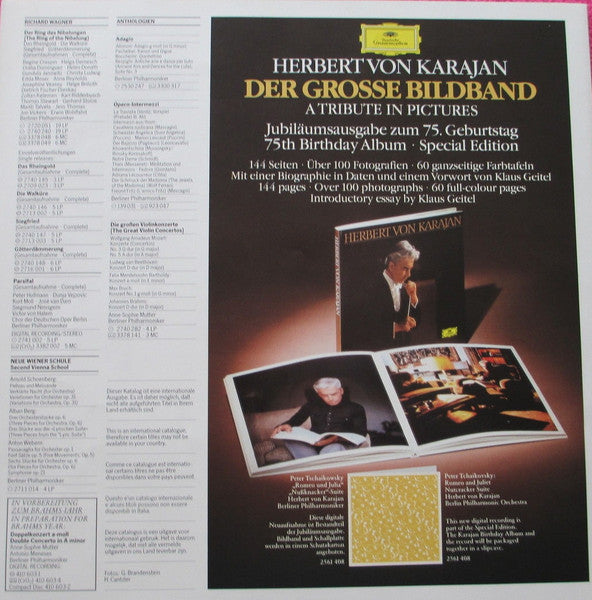 Ludwig van Beethoven - Herbert von Karajan, Anna Tomowa-Sintow, Agnes Baltsa, Peter Schreier, José van Dam, Wiener Singverein, Berliner Philharmoniker - Symphonie Nr. 9 - Symphonie Nr. 8 (2xLP) - Discogs image 5