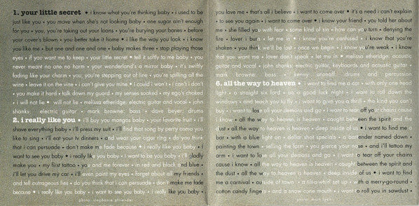 Melissa Etheridge - Your Little Secret (CD) - Discogs image 4