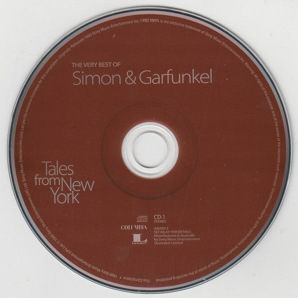 Simon & Garfunkel - Tales From New York (The Very Best Of Simon & Garfunkel) (2xCD) - Discogs image 3