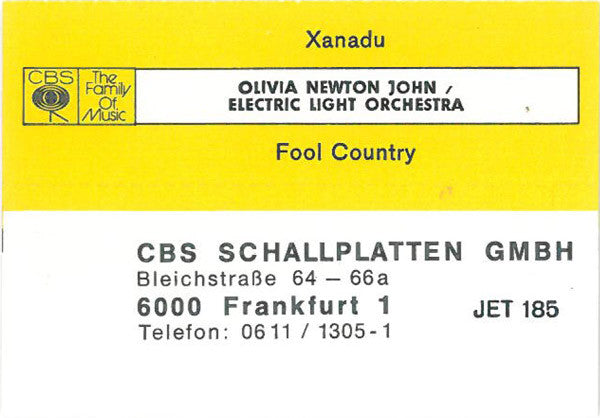 Olivia Newton-John / Electric Light Orchestra - Xanadu (7") - Discogs image 5