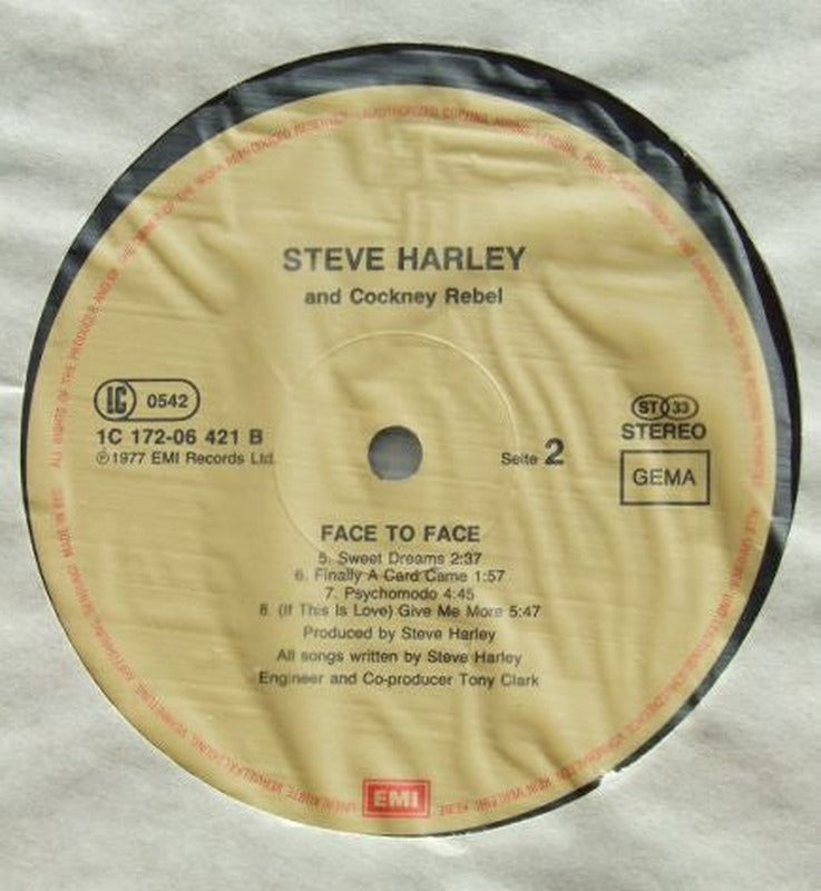 Steve Harley & Cockney Rebel - Face To Face (2xLP) - Discogs image 6