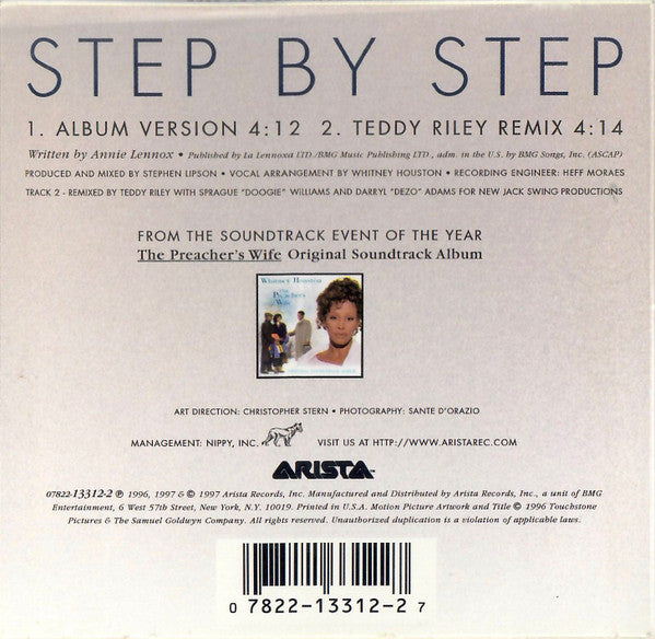 Whitney Houston - Step By Step (CD) - Discogs image 2