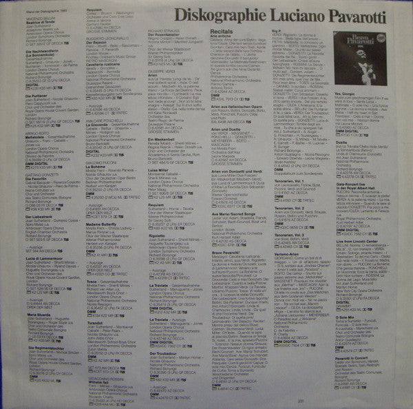 Gaetano Donizetti, Viorica Cortez, Luciano Pavarotti, Renato Bruson, Paolo Washington, Orchestra Ente Lirico Arena Di Verona, Gerhard Fackler - Requiem (LP) - Discogs image 4