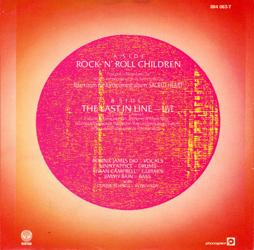 Dio (2) - Rock 'N' Roll Children (7") - Discogs image 2